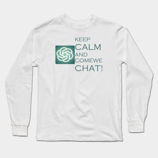 chatgpt funny sarcastic Trendy Long Sleeve T-Shirt